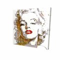 Begin Home Decor 16 x 16 in. Marilyn Monroe with Typography-Print on Canvas 2080-1616-FI2